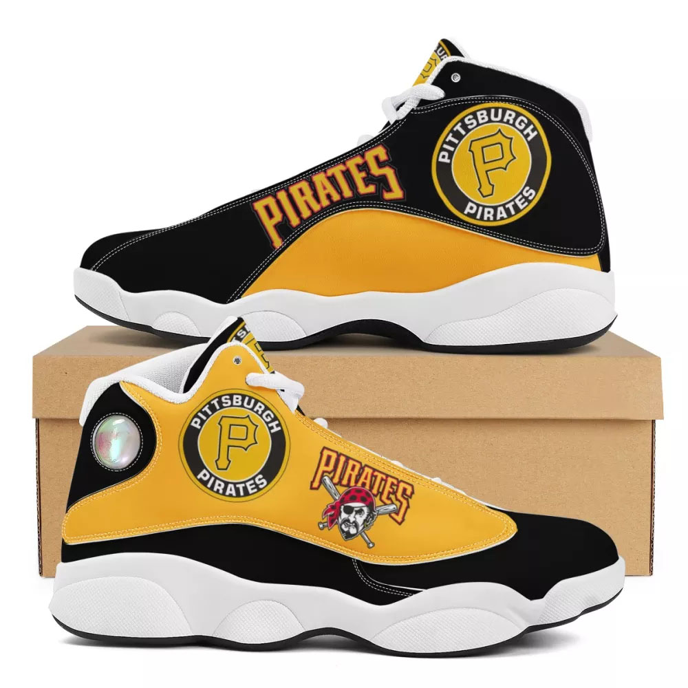 Men's Pittsburgh Pirates Limited Edition AJ13 Sneakers 001